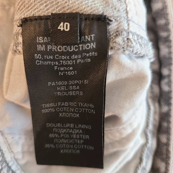 Isabel Marant Kelissa Trouser Gray Jeans - Picture 8 of 8